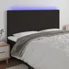 LED Kopfteil Schwarz 180x5x118/128 cm Stoff Produktbild-Vorschau 2