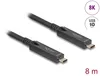 Delock Aktives Optisches USB-C 8K Video + Daten + PD Kabel Produktbild-Vorschau 2