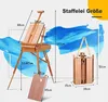 COSTWAY Sztaluga regulowana z półką i szufladą Sztaluga Podgląd zdjęcia produktu 6