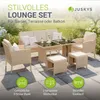 Juskys Polyrattan Gartenmöbel Sitzgruppe Turin Set 6 teilig Produktbild-Vorschau 2