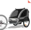 TIGGO® 2in1 Fahrradanhänger 5-Punkt Sicherheitsgurt Jogger Produktbild-Vorschau 3