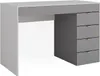 A modern white and gray desk with drawers. Anteprima dell’immagine prodotto