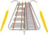 COSTWAY Glockenspiel a 29 note, xilofono da marcia in Anteprima dell’immagine prodotto 1