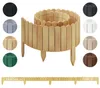 be4nature Bordure de jardin bois flexible 30 x 200 cm brun Voir les images du produit 1