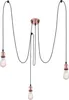 A spider pendant light with three bulbs. Náhľad obrázku produktu