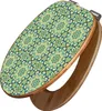 banjado Design WC Sitz Bambus Absenkautomatik -Kaleidoscop Produktbild-Vorschau 1