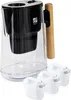 A water filter pitcher with three replacement filters. Podgląd zdjęcia produktu
