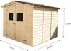 Abri Eden Double Pente – Épicéa Massif 16 mm – Plaques Voir les images du produit 4