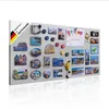 banjado Magnettafel silber 78x37cm groß Magnetwand aus Produktbild-Vorschau 1