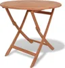 vidaXL Tavolo da giardino pieghevole 85x76 cm in legno Anteprima dell’immagine prodotto 10
