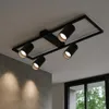 Lampa sufitowa MasterLED Bumo 4-punktowa GU10, czarna, Podgląd zdjęcia produktu 4