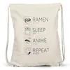 Ramen Sleep Anime Repeat Turnbeutel Gymsack Japan Manga Produktbild-Vorschau 3