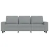vidaXL 3-Sitzer-Sofa Hellgrau 180 cm Stoff Produktbild-Vorschau 3