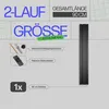 Gardinenschiene 90cm / 2-läufig Vorhangschiene Komplettset Produktbild-Vorschau 2