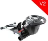 A racing wheel stand with pedals and a steering wheel, shown from a diagonal angle against a white background. Náhled obrázku produktu