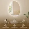HOMCOM asymmetrische badspiegel met LED-verlichting, 70 x Productafbeelding-voorbeeld 7