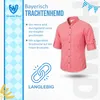 Trachtenhemd mit Stehkragen für Trachtenlederhosen kariert, Produktbild-Vorschau 4