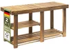 CASARIA® Étagère à chaussures avec banc 2en1 en bois Voir les images du produit 1