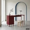 sweeek - Schreibtisch mit Metall und Holzdekor 1 Schublade Produktbild-Vorschau 6
