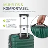 Juskys Hartschale Kofferset Reisekoffer 3 teilig - Produktbild-Vorschau 3