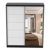 Schwebetürenschrank Kleiderschrank Bella 03, 183 cm, Produktbild-Vorschau 5