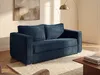 Express 3-Sitzer Schlafsofa in blauem Cord - Schlafbereich Produktbild-Vorschau 2