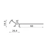 Renoplast® V LED, Profil, Grau, 200cm,  Aluminium Produktbild-Vorschau 5