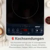 Indukčná varná doska ALPINA, 2000 W, čierna Náhľad obrázku produktu 9