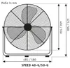 SPEED 50 G-CH, Ventilatore da Tavolo, CasaFan Anteprima dell’immagine prodotto 2