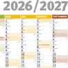 Agenda dell'anno scolastico 2026/2027 - Calendario planner Anteprima dell’immagine prodotto 4