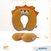 Löwe Nackenkissen mit Memory Schaum, Reisekissen, Produktbild-Vorschau 3
