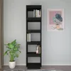 vidaXL Bücherregal/Raumteiler Schwarz 40x35x167 cm Produktbild-Vorschau 12
