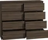 Komoda s 8 zásuvkami 120cm skříňový příborník příborník Náhled obrázku produktu 3