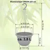MePla - 3 Stück - Ampel Orion ø 25 cm gelbgrün Produktbild-Vorschau 2