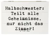Mr. & Mrs. Panda Schatulle Spruch Halbschwester Geheimnisse Produktbild-Vorschau 1
