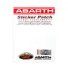 Abarth Offizielle Klebepatch Geschrieben Logo, 115 x 26 mm Produktbild-Vorschau 3