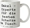 Mr. & Mrs. Panda Becher Spruch Onkel Scherzkönig - Weiß - Produktbild-Vorschau 1