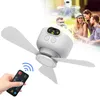 Mobiler Akku Deckenventilator mit Licht 8000mAh USB-C Produktbild-Vorschau 3