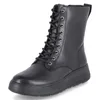 FITFLOP FitFlop F-Mode Leder-Schnürstiefeletten mit flachem Produktbild-Vorschau 12
