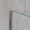Duschabtrennung Walk-In Nano Echtglas EX101 - Milchglas - Produktbild-Vorschau 3