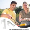 Feuerplatten Abstandshalter, 4 Stück Universal Edelstahl Produktbild-Vorschau 3