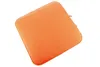 A single orange cushion is shown against a white background. Produktbild-Vorschau