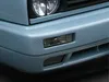 Rückansicht von Für Golf 2 II Jetta II 2x Frontblinker Blinker Schwarz / Chrom mit GL Stoßstange mit Fokus auf Befestigungselemente Produktbild-Vorschau