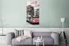 MuchoWow® Poster Frontansicht eines roten Busses 60x120 cm Produktbild-Vorschau 5