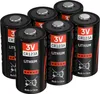 A group of six 3V CR123A lithium batteries arranged in a cluster. Náhled obrázku produktu