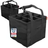ATHLONTOOLS 2er Set Flaschenträger 6 Flaschen - schwarz Produktbild-Vorschau 1