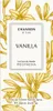 A product shot of a perfume bottle label with floral illustrations. Náhľad obrázku produktu