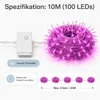 10M 100LEDs 8 modes Chaîne d'éclairage Courant LED Chaîne Voir les images du produit 2