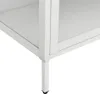 vidaXL Vitrine Weiß 90x40x180 cm Stahl und Gehärtetes Glas Produktbild-Vorschau 10