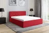 Polsterbett SKIDI -OM 160x200 mit Bettkasten. Farbe: Rot Produktbild-Vorschau 1